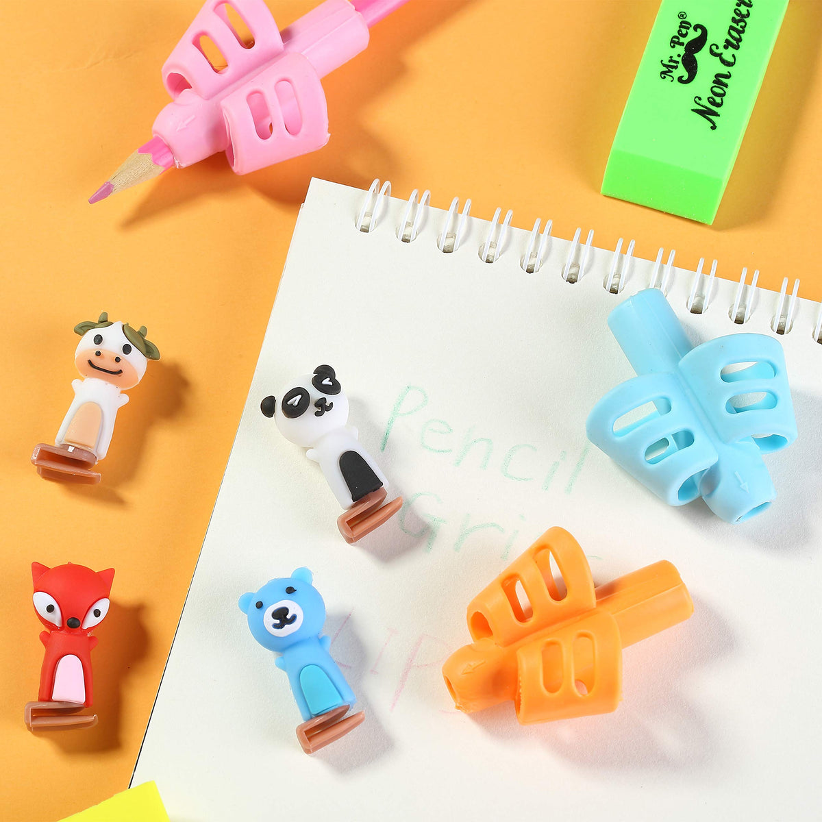 Mr. Pen- Pencil Grips for Kids Handwriting, 20 Pack