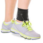 Buy now BraceAbility AFO Foot Drop Brace - Adjustable Soft Ankle Foot Orthosis Drop Foot Brace for Men and Women, Walking with Shoes, Toe Lifter Support, Dorsiflexion Assist Brace Fits Left or Right (S/M) S M at indiglob india