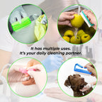 4 Pcs Nail Brush for Cleaning Fingernails, Nail Brush Handle Grip Brush for Nail and Toes,Pedicure Brushes for Men and Women, Fingernail Scrub Cleaning Brushes