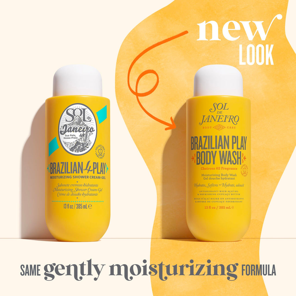 Buy now SOL DE JANEIRO Brazilian Bum Bum Cream and Brazilian Play Moisturizing Shower Cream Gel Body Wash Full Size Bundle, Amazon Exclusive at indiglob india