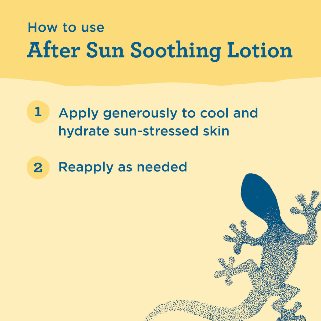 After Sun Soothing Lotion, Lightweight Formula with Shea Butter, Soothes and Moisturizes, Proven to Reduce the Look of Redness, Instant Hydration, Vegan, Hypoallergenic, 6 oz.
