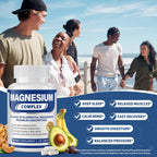 1000mg Magnesium Complex for Women & Men, 120 Capsules