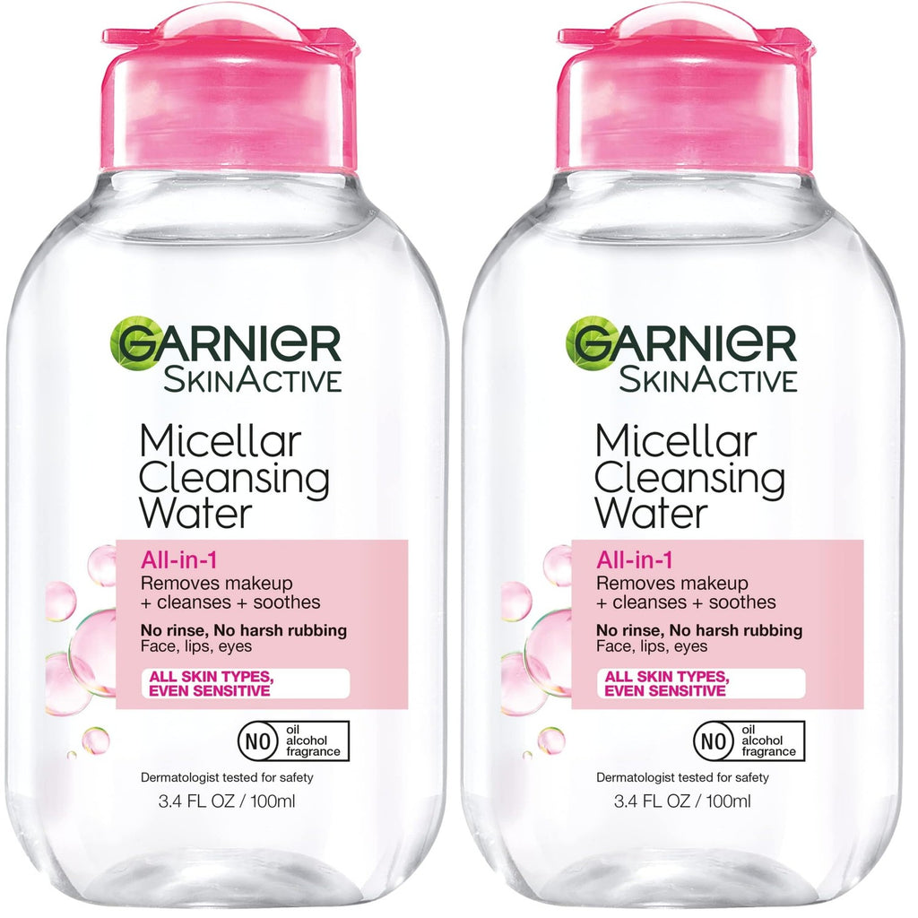 Garnier Micellar Water, Hydrating Facial Cleanser & Makeup Remover, Suitable for Sensitive Skin, Vegan, Cruelty Free, 13.5 Fl Oz (400mL), 1 Count