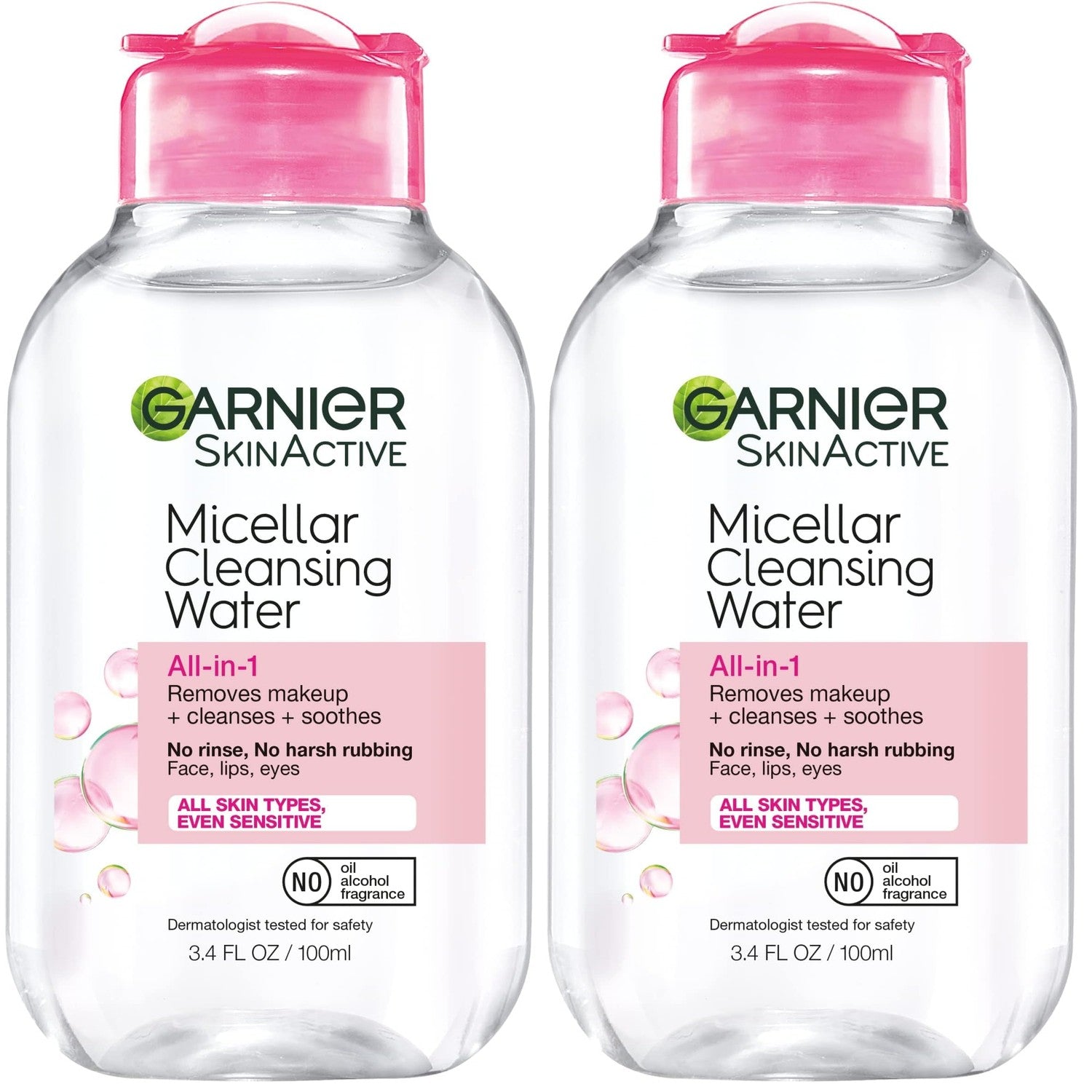 Garnier Micellar Water, Hydrating Facial Cleanser & Makeup Remover, Suitable for Sensitive Skin, Vegan, Cruelty Free, 13.5 Fl Oz (400mL), 1 Count