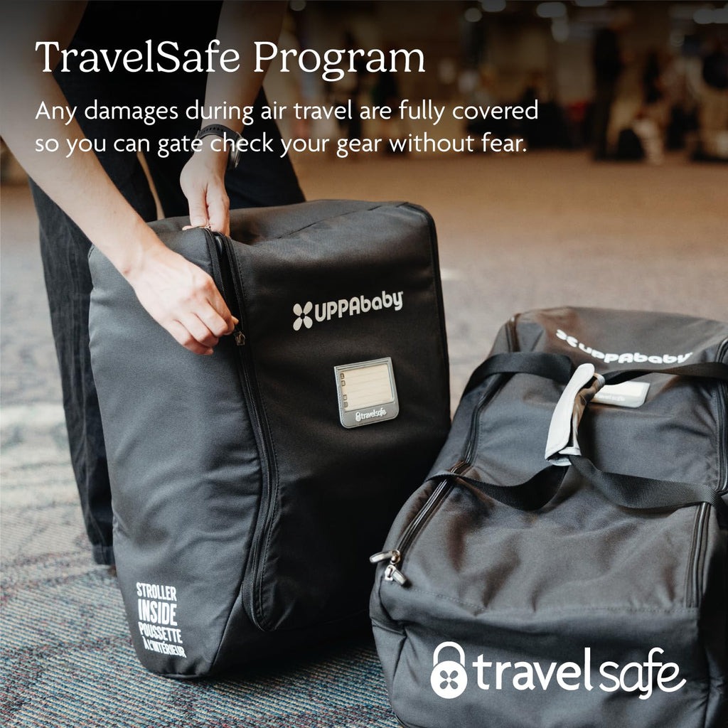Buy now UPPAbaby Travel Bag for all Minu Stroller Models ƒ?? Backpack Style with Inner Wheel Bag + Storage Pocket - Durable Design with TravelSafe Protection at indiglob india