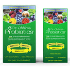 Dr. Ohhira's Probiotics, Original Formula, 60 Caps with Bonus 10 Capsule Travel Pack - 13 Probiotic Strains with Prebiotics and Postbiotics