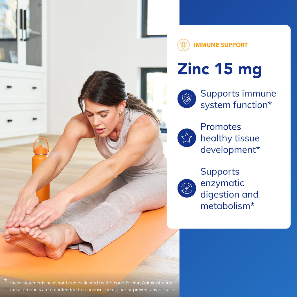 Pure Encapsulations Zinc 15 mg, 30 Capsules | Zinc Picolinate Supplement for Immune System Support, Growth and Development, Supports a Healthy Mind Set*