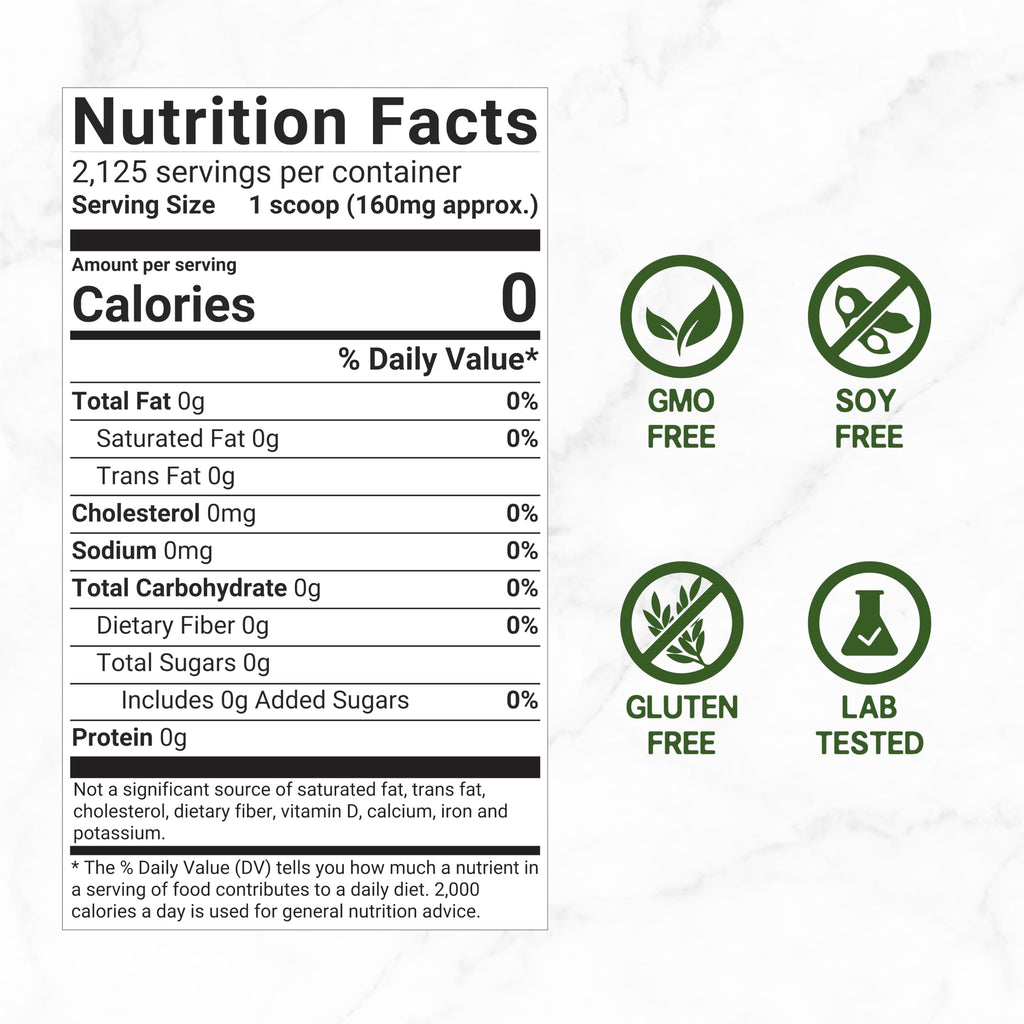 Organic Stevia Extract Powder, 12oz – Natural Sweetener & Sugar Substitute – Pure Stevia Leaf – Great for Cooking, Baking, or Drinks – No Erythritol or Additives – Non-GMO, Sugar Free, Zero Calorie