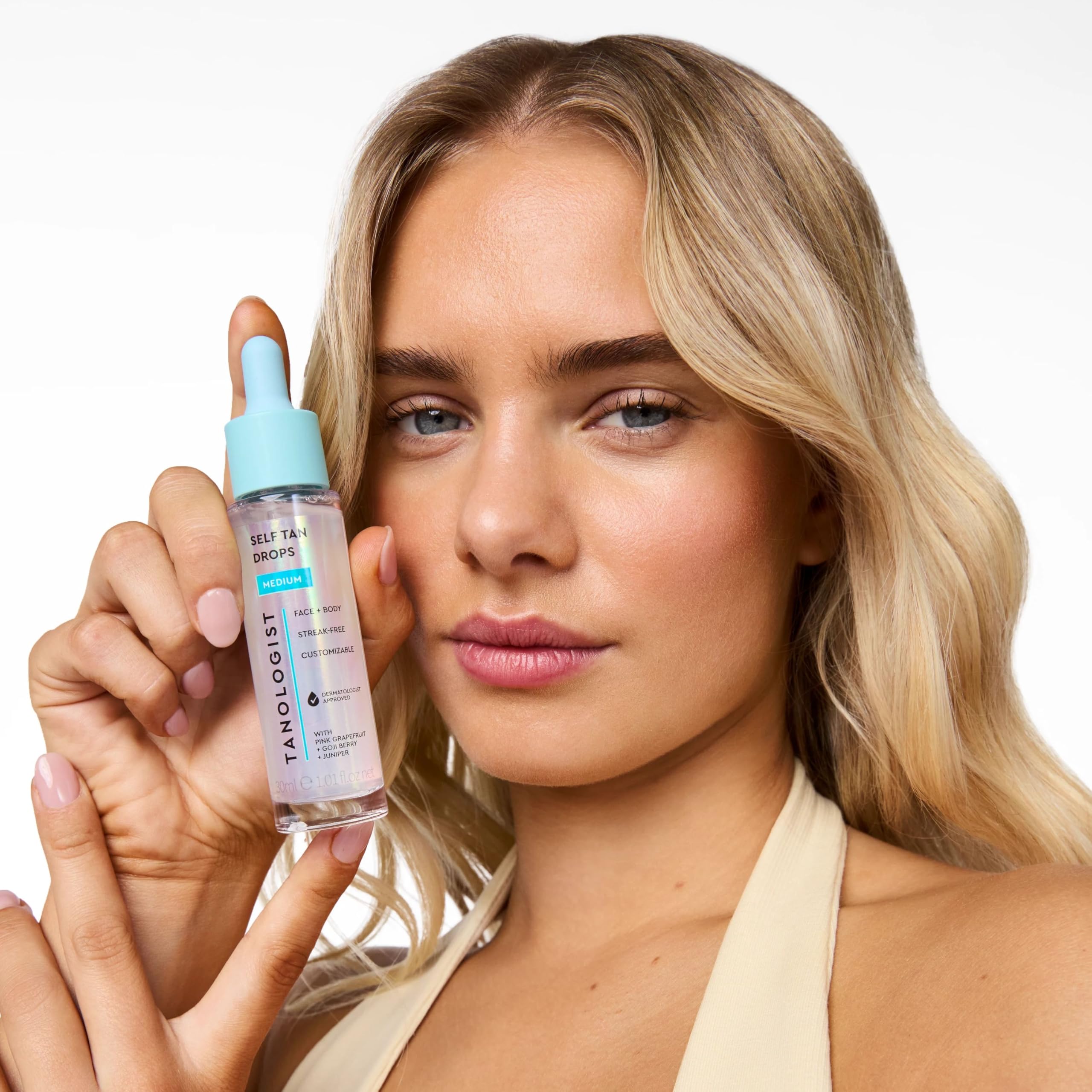 Buy now Tanologist Light Self Tan Drops, Streak-Free Body & Face Tanning Drops, No Fake Tan Smell, For Moisturizer & Lotion, Bronzing Face Tanner, Skincare Ingredients, Vegan, 1.01 fl. oz/30 ml Bottle at indiglob india