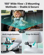 OTTOCAST Cabin Care Baby Car Camera 2026 (for Wired CarPlay Only)