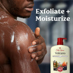 Old Spice Cleansing Body Wash for Men, 24/7 Shower Fresh with Lasting Scent, Exfoliate & Moisture, Gentle on Skin, Vitamin B3, Volcano with Dark Cedar + Amber Scent, 30 oz