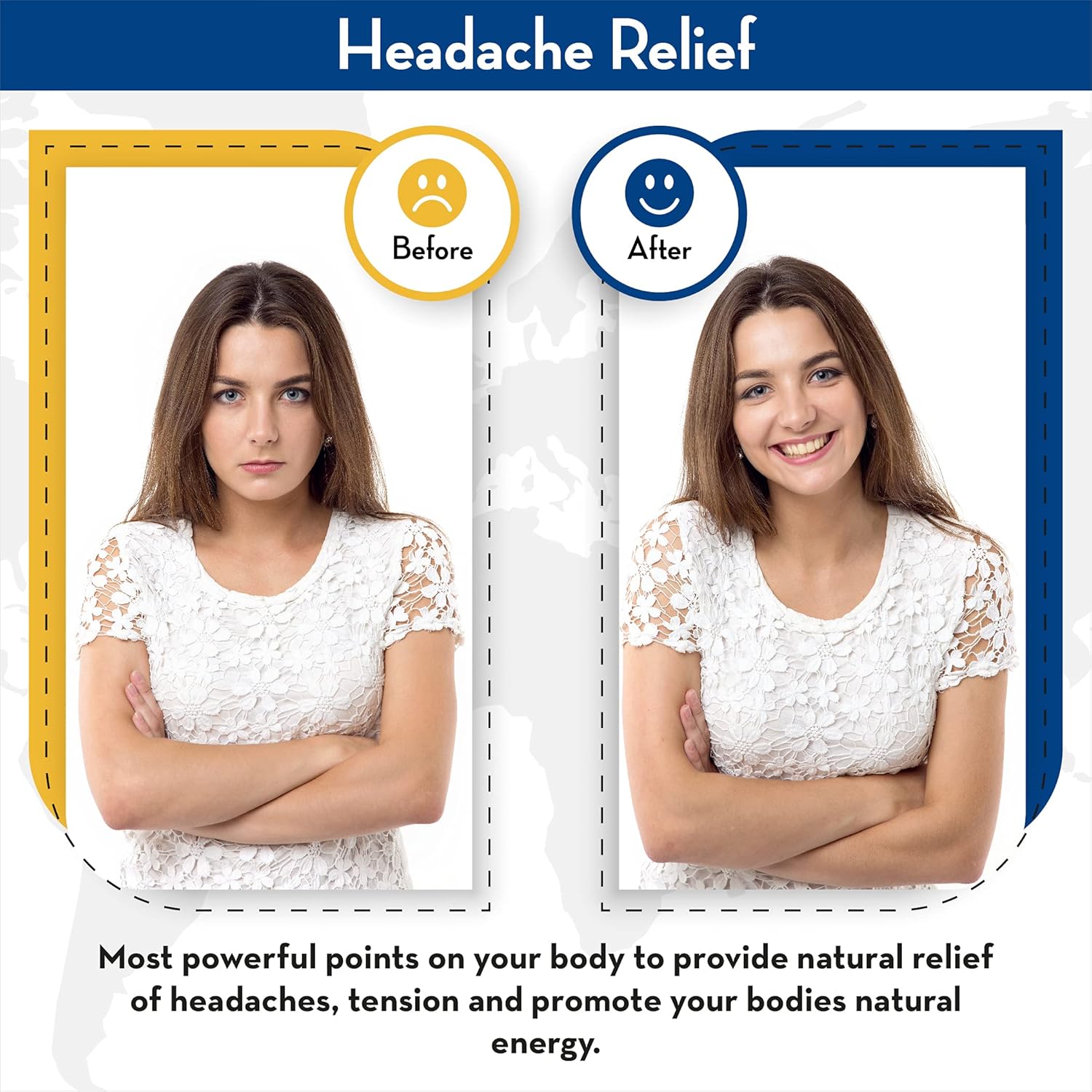 Buy now Petrichor â€“ USA Made Acupressure Hand Pressure Point Clip, All Natural Headache Migraine Aid, Drug Free Tension Anxiety Relief, Stress Reduction, Pain Alleviation, 2 Pack Both Hands, 1 Size Fits All at indiglob india