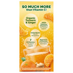 Emergen-C Vitamin C Immune Support Powder, Citrus Ginger, 18 ct | With Turmeric and Ginger, B Vitamins for Energy, Zinc and Manganese, Gluten Free, Caffeine Free