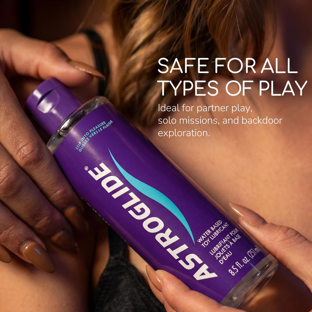 ASTROGLIDE Water-Based Toy Lube, Long-Lasting, Easy Clean Up 8.5oz