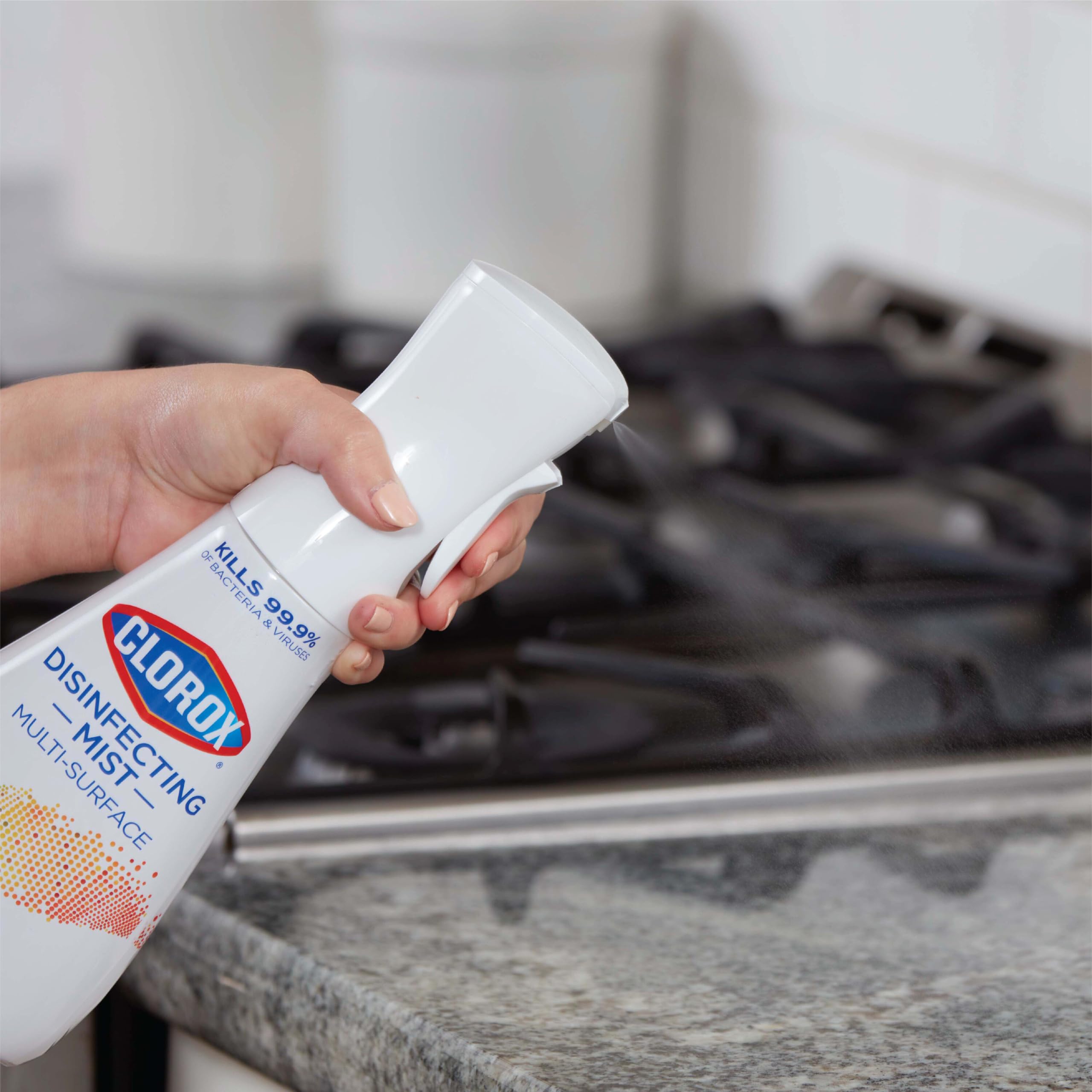 Buy now Clorox Disinfecting Mist, Lemongrass Mandarin, Household Essentials, 3 Refills, 16 Fl Oz Each at indiglob india