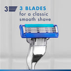 Gillette Mach3 Turbo Razors for Men, 1 Handle, 4 Blade Refills