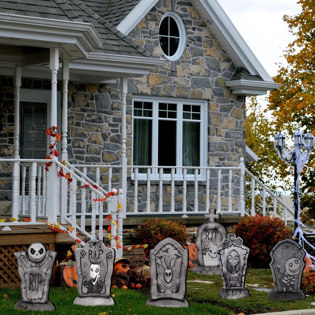 17Inch Halloween Yard Signs Tombstones Decorations Outdoor Graveyard