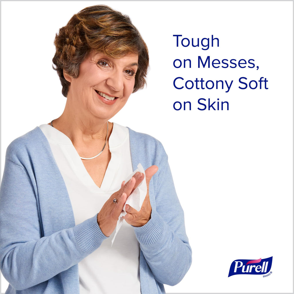 Purell Cottony Soft Hand Sanitizing Wipes, Scented, 4pk x 24ct, 9029-04-CMR