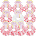 Buy now WILLBOND 10 Pcs Bridal Hair Scrunchies Satin Bridesmaid Hair Ties Bachelorette for Wedding Party Favors Bridesmaid Proposal Gifts(Pink and White) Pink and White at indiglob india