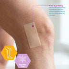 MED PRIDE Silicone Wound and Scar Tape Roll 1.5 in x 1.6 Yards,Waterproof