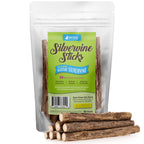 Raw Paws Silvervine Sticks for Cats (30-Count) - Dental Cat Chew Stick