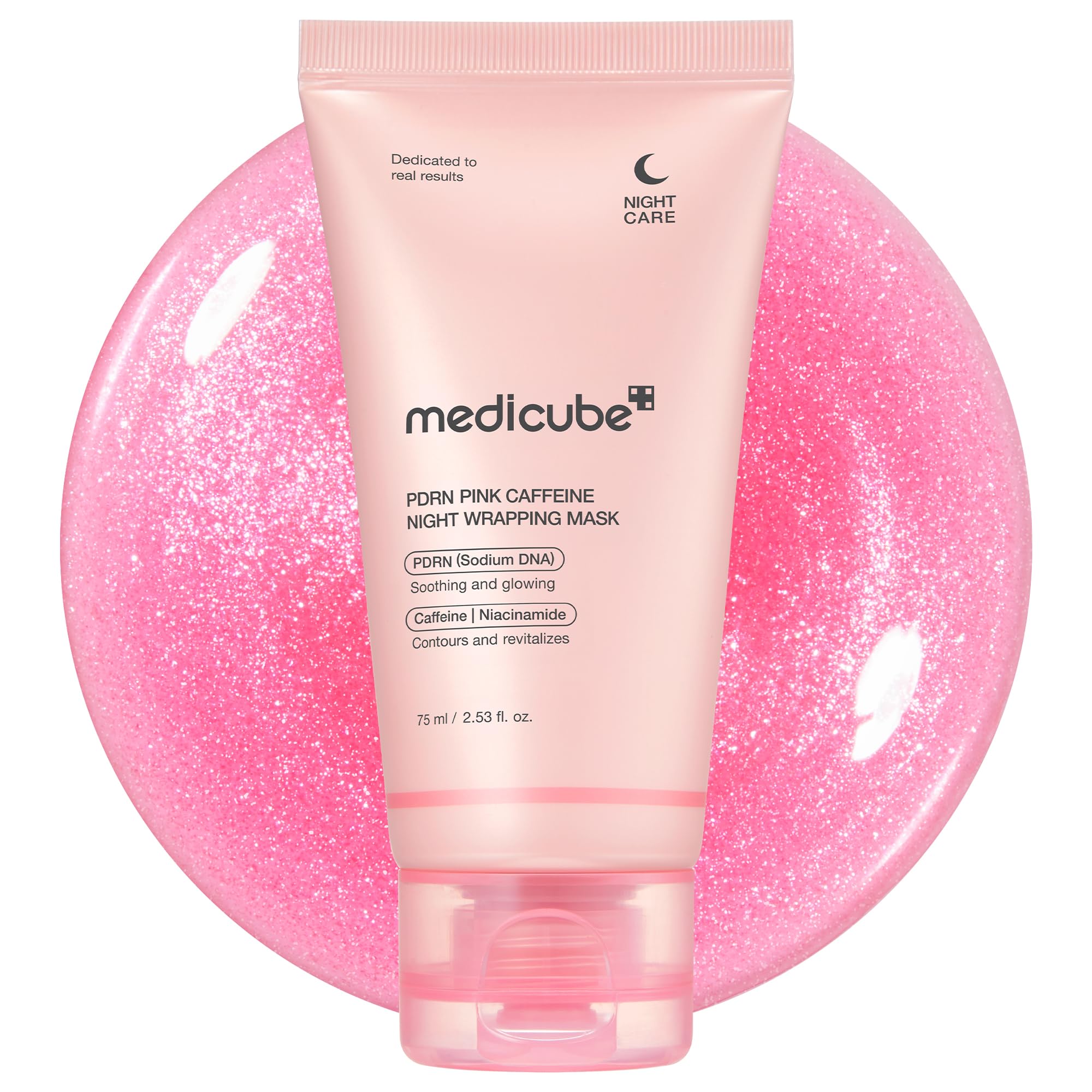 medicube Wrapping Mask Collagen - Overnight Peel Off Facial Mask | Elasticity & Hydration Care, Reduces Sagging & Dullness - Hydrolyzed Collagen For Glowing Skin, Korean Skin Care, 2.53 fl.oz
