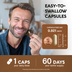 Wormwood, Black Walnut, Clove - Cleanse, Detox & Gut Flora Support - 60Caps