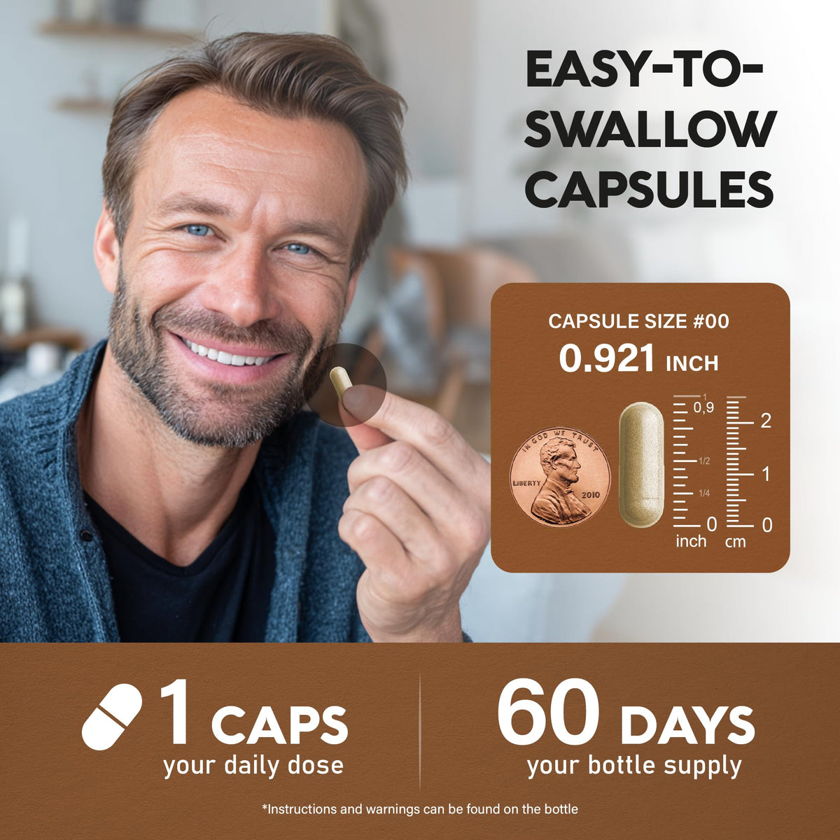Wormwood, Black Walnut, Clove - Cleanse, Detox & Gut Flora Support - 60Caps