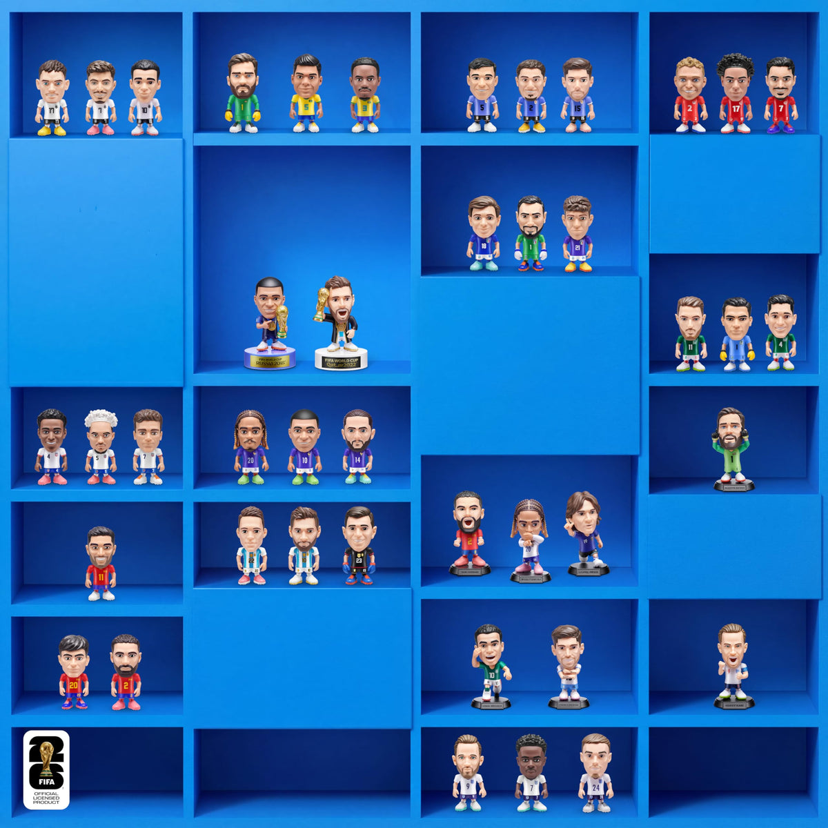 FIFA World Cup 2026™ Ballers Series 1 2 Pack by ZURU – Official Licensed Product Surprise Unboxing Soccer Collectible Sports Toy for Boys, Ages 3+