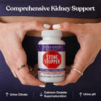Moonstone Stone Stopper Capsules, Kidney Stone Prevention, Calcium Oxalate Protector, Alkali Citrate Support Supplement, Developed by Urologists to Support Kidney Health, 30 Day Supply (120 Count)