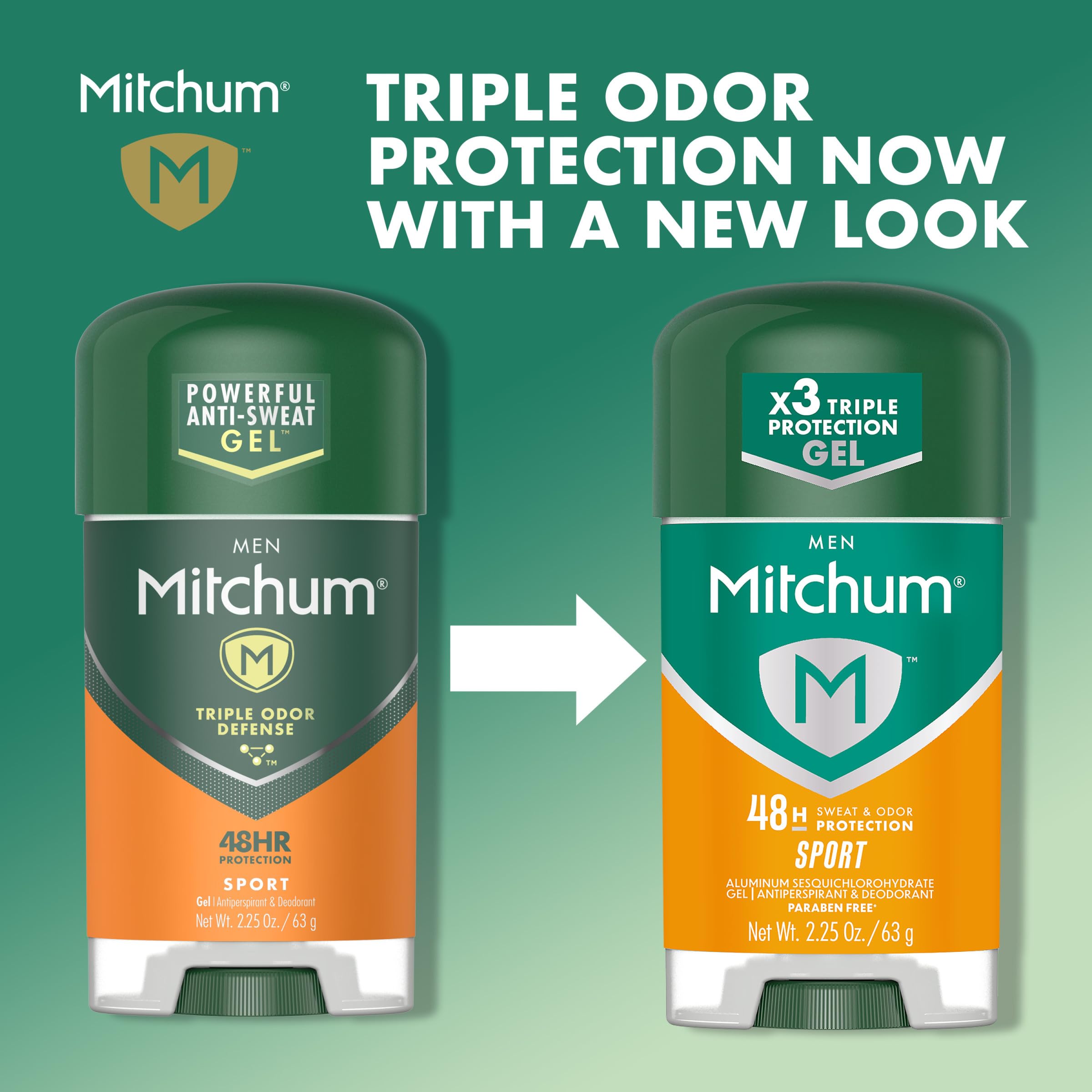 Buy now Mitchum Men’s Triple Odor Protection Antiperspirant & Deodorant Gel, Sport, 48HR Protection, 2.25 oz, Pack of 6 at indiglob india