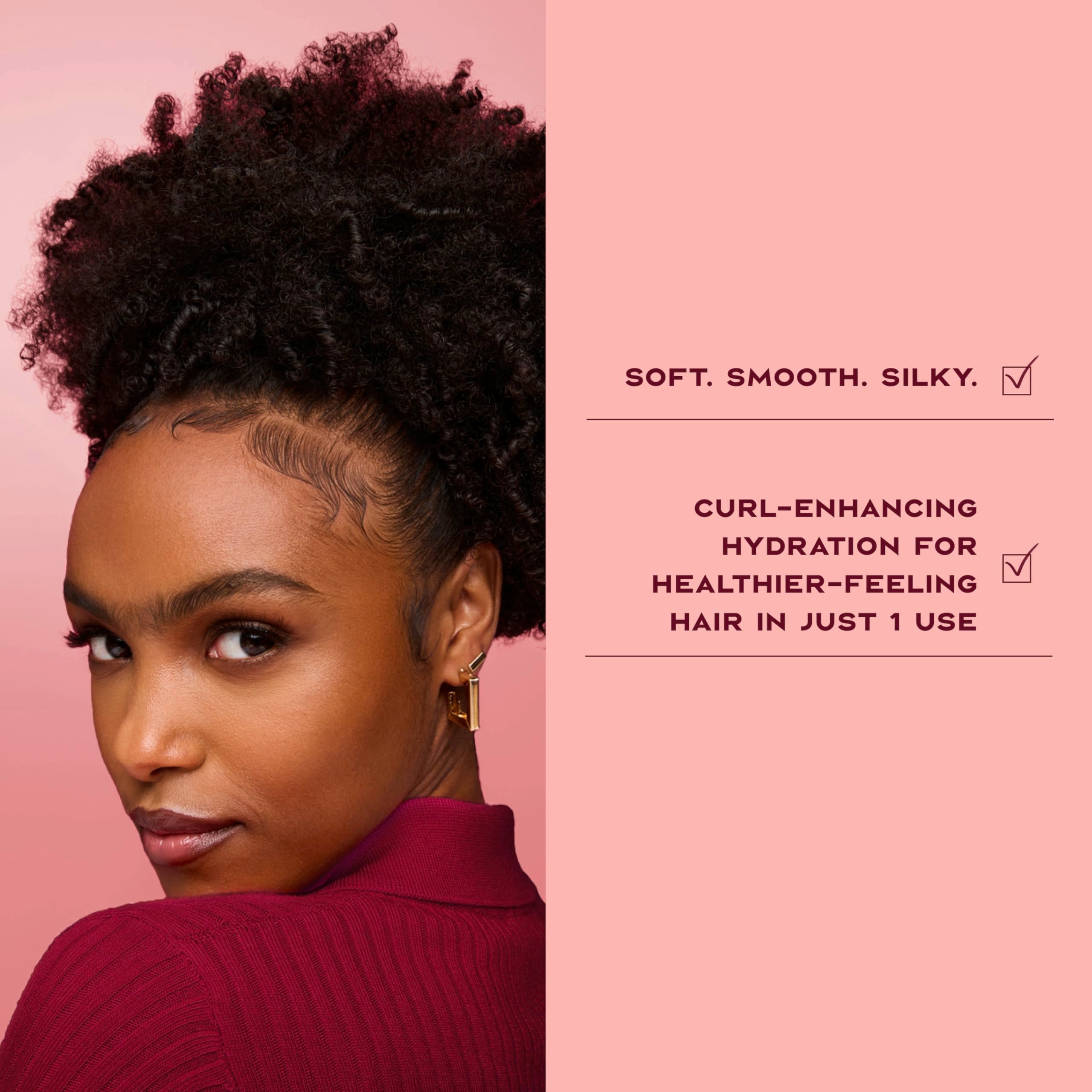 Shea Moisture Curl Enhancing Smoothie Hair Cream for Thick, Curly Hair Coconut and Hibiscus Sulfate Free and Paraben Free Curl Cream 20 oz | For curly hair - moisturizes, defines curls, and reduces frizz with Coconut Oil, Neem Oil and Silk Protein.