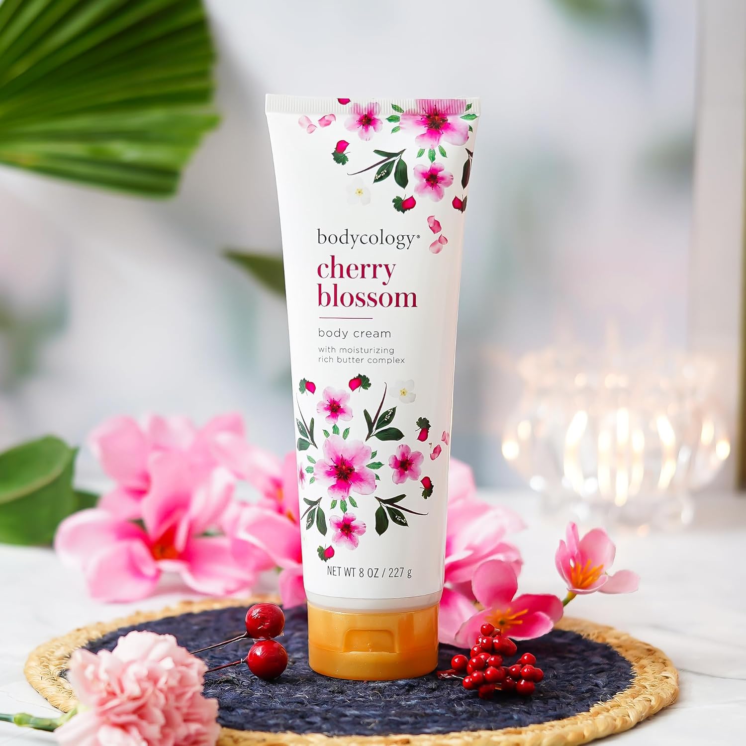 Buy now Bodycology Cherry Blossom Moisturizing Body Cream for Women, 8 Ounce (455004106) at indiglob india