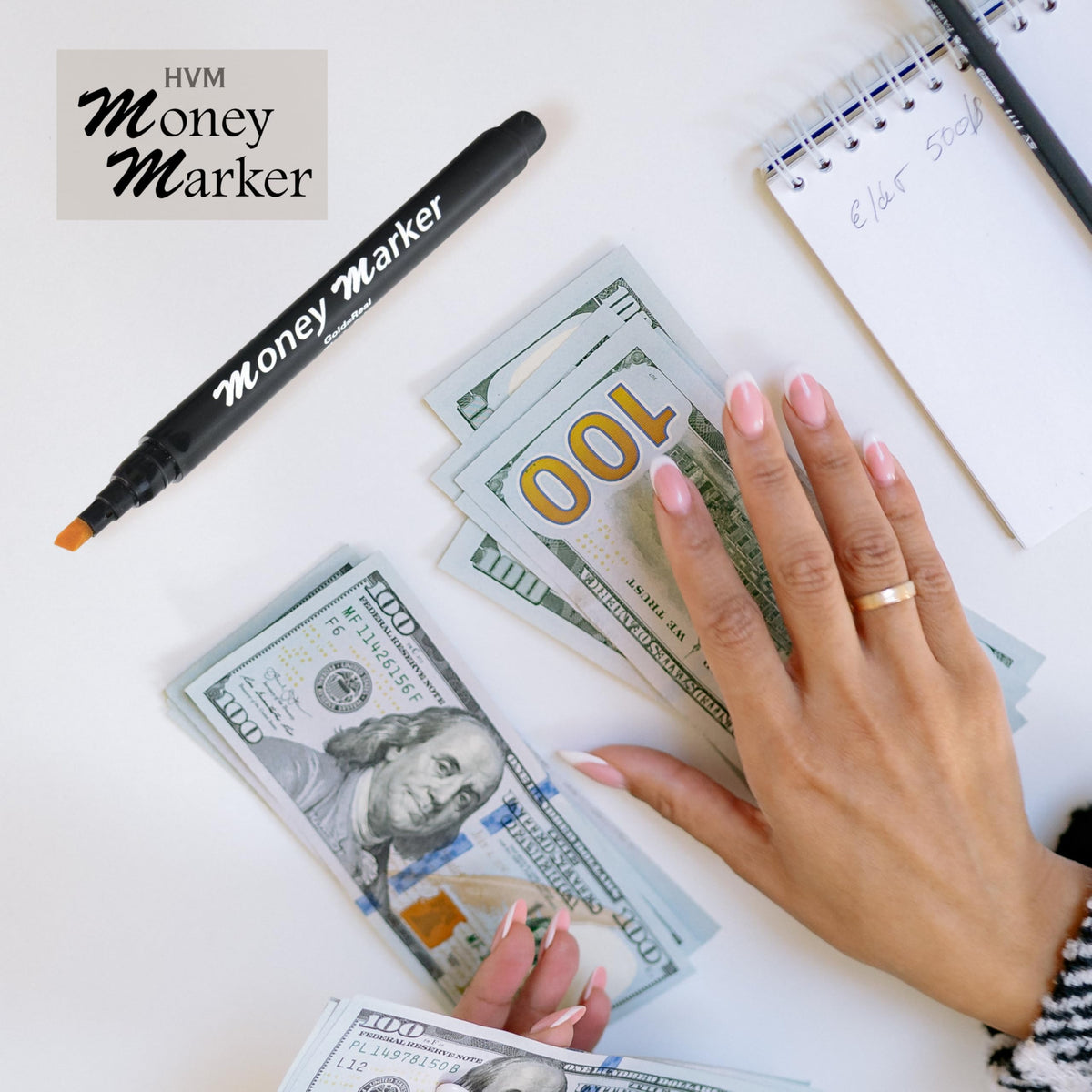 Counterfeit Money Detector Pen (2 Counterfeit Pens) - Detect Fake Bills