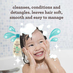 Buy now Aveeno Kids 2-in-1 Hydrating Shampoo & Conditioner, Gently Cleanses, Conditions & Detangles Kids Hair, Formulated With Oat Extract, For Sensitive Skin & Scalp, Hypoallergenic, 12 fl. oz at indiglob india