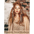 Buy now XunYee Feather Hippie Headband for Women - Indian Feather Hair Accessories for Costume (Classic Style) at indiglob india