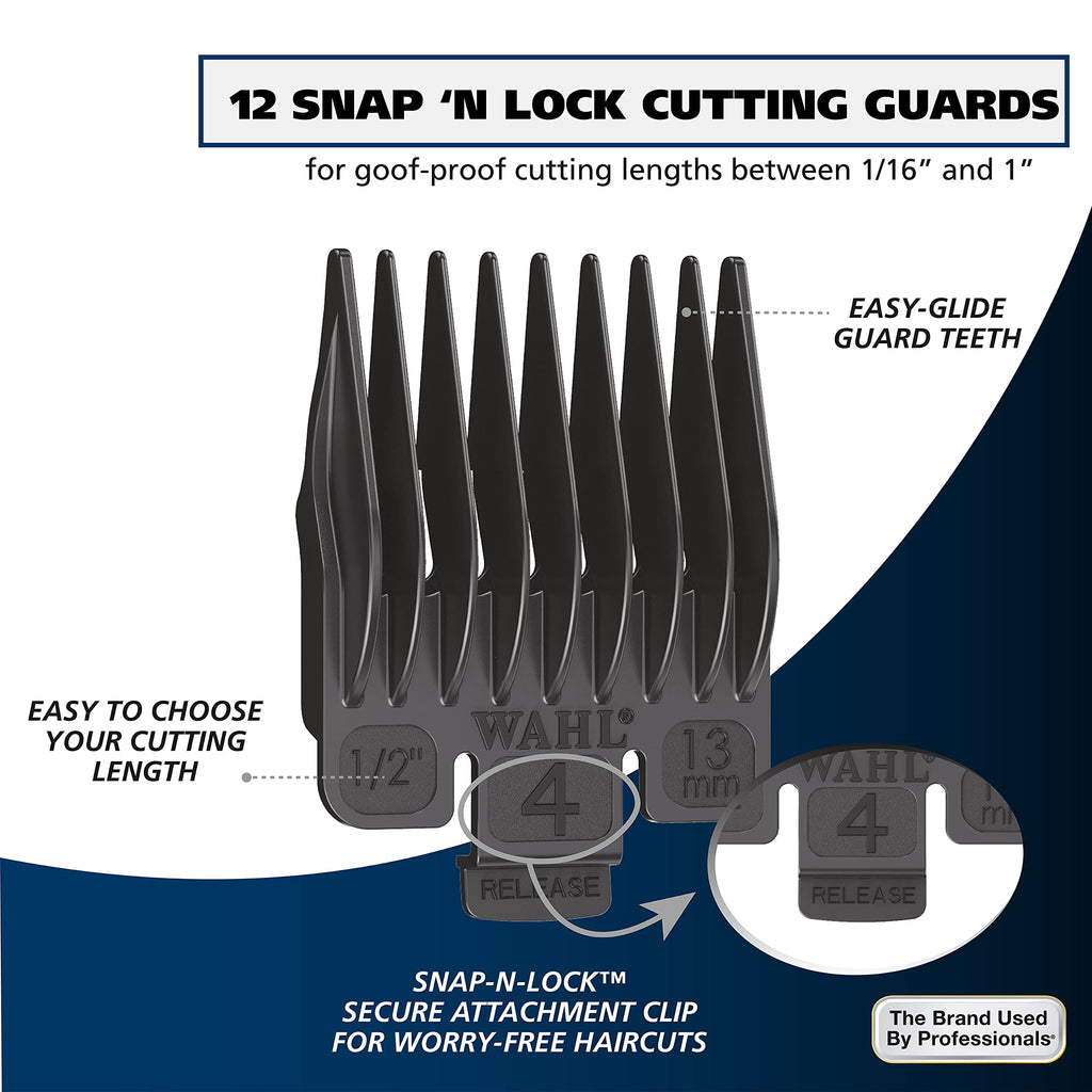 Wahl Lithium Ion Pro Rechargeable Cordless Hair Clippers for Home Haircuts | Cordless At Home Haircuts For Men, Women & Children, Smart Charge Technology For Convenient Haircutting – Model 79470