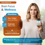 Organic Sunflower Lecithin 1200mg, Brain & Nervous System Support, 100CT
