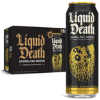 Buy now Liquid Death Sparkling Mountain Water, Real Mountain Source, Ice-Cold Cans, Infinitely Recyclable, 12 Fl Oz (Pack of 12) at indiglob india