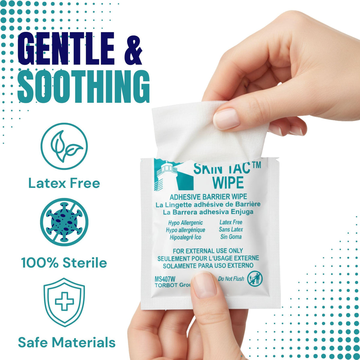 Torbot Group Skin Tac Skin Barrier Wipe - MS407WBX - 50 Each/Box