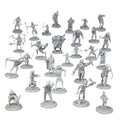 Buy now 28 Paintable Fantasy Mini Figures- All Unique Designs- 1" Hex-Sized Compatible w DND Dungeons Dragons, Pathfinder, RPG Tabletop Games- Features Goblins, Orcs, Gnolls, Skeletons & More at indiglob india