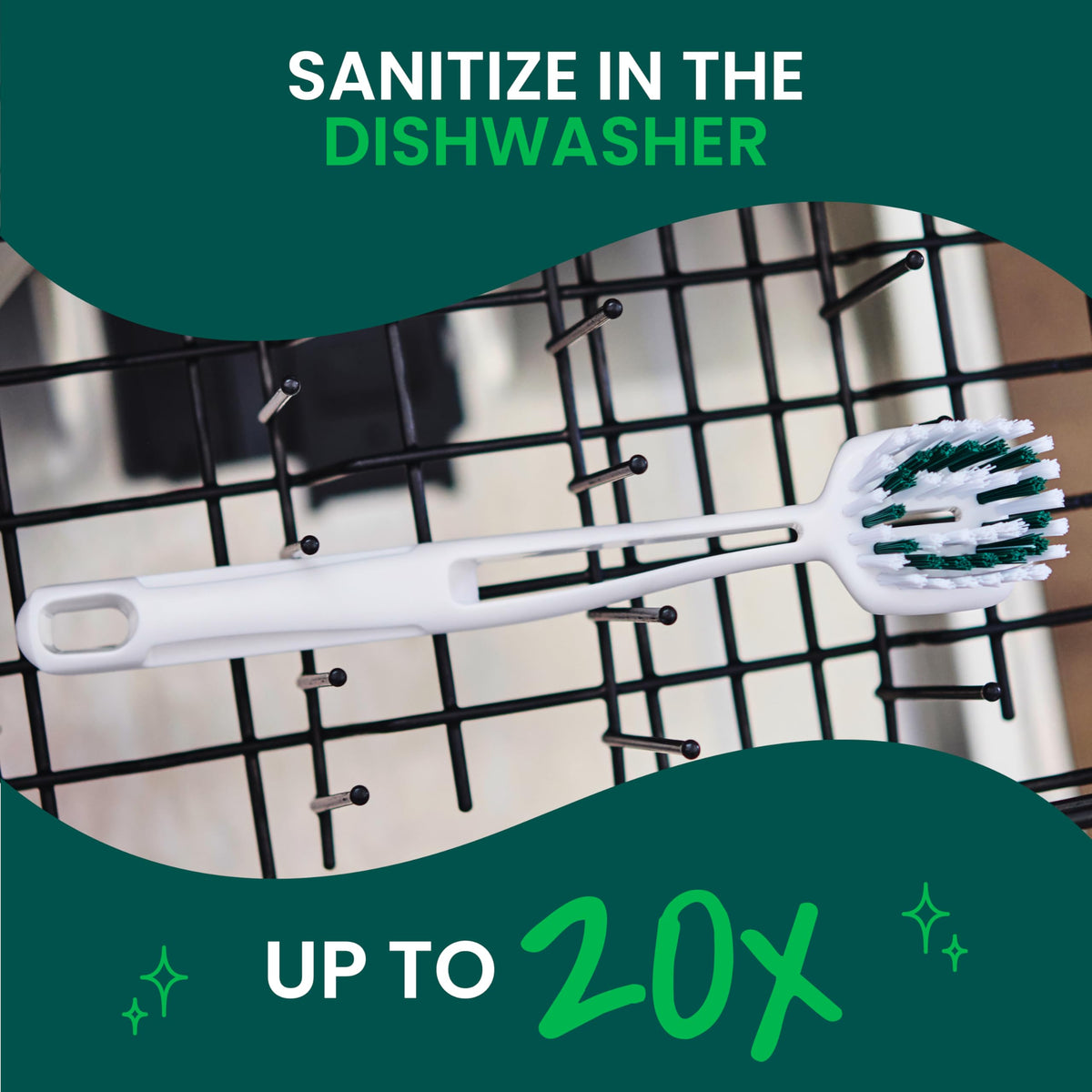 Scotch-Brite Pot & Pan Brush, 4 Pack