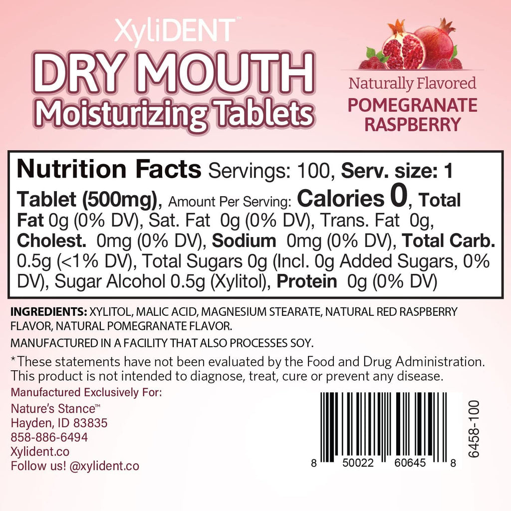 Buy now Nature's Stance XyliDENT Xylitol Tablets for Dry Mouth Relief - Stimulates Saliva, Freshens Breath, Reduces Acid Production, Fast Acting Extended Relief, 100 Count at indiglob india