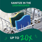 Buy now Scotch-Brite Zero Scratch Scrub Sponge, 6 Kitchen Sponges for Cleaning Around the Home, Bathroom & More, Scratch-free Dish Scrubber, Multi-surface Safe, Best for Nonstick Pots and Pans at indiglob india