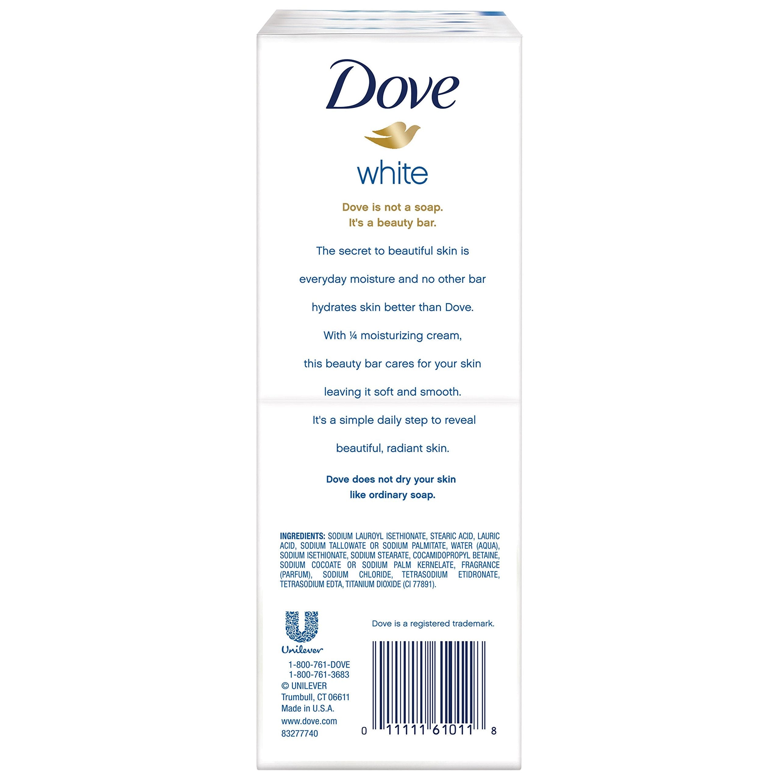 Buy now Dove Beauty Bar, White 4 oz, 6 Bar, Blue, Unscented, 24 Oz at indiglob india