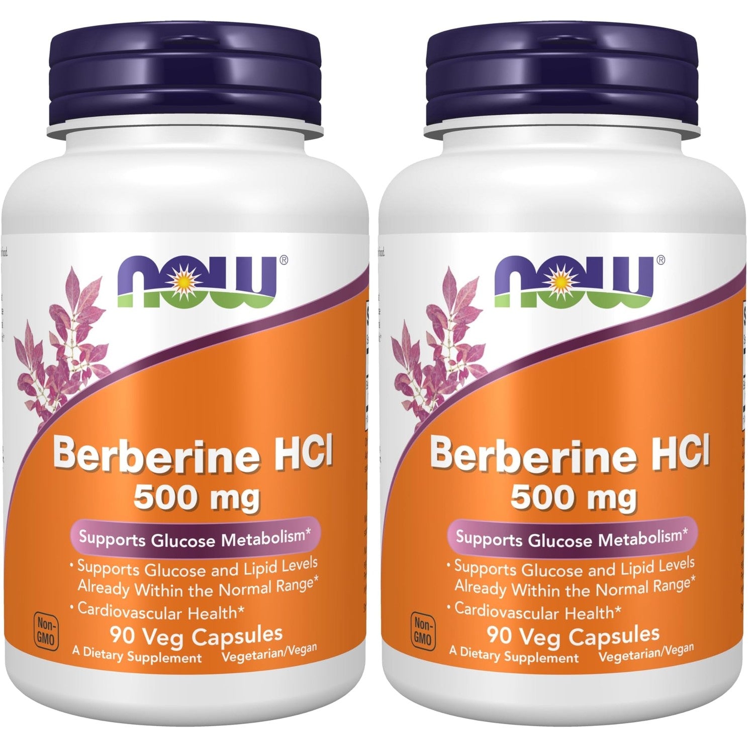 Now Supplements, Berberine HCL 500 mg, Supports Glucose Metabolism*, 90 Veg Capsules