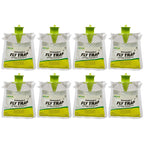 RESCUE! Outdoor Disposable Fly Trap – Hanging Fly Catcher with Attractant Bait, Fly Bag for Patio, Yard, Trash & Farm Areas – Easy-to-Use Outdoor Fly Control - 8 Traps