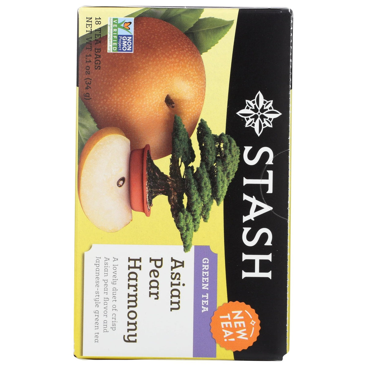 Asian Pear Harmony GreenTea Stash Tea 18 Bag