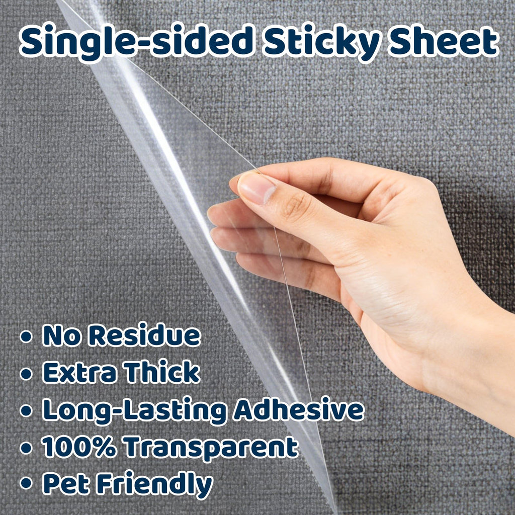 12PCS Symmu No Pins Anti Cat Scratch Furniture Protector for Fabric Sofa