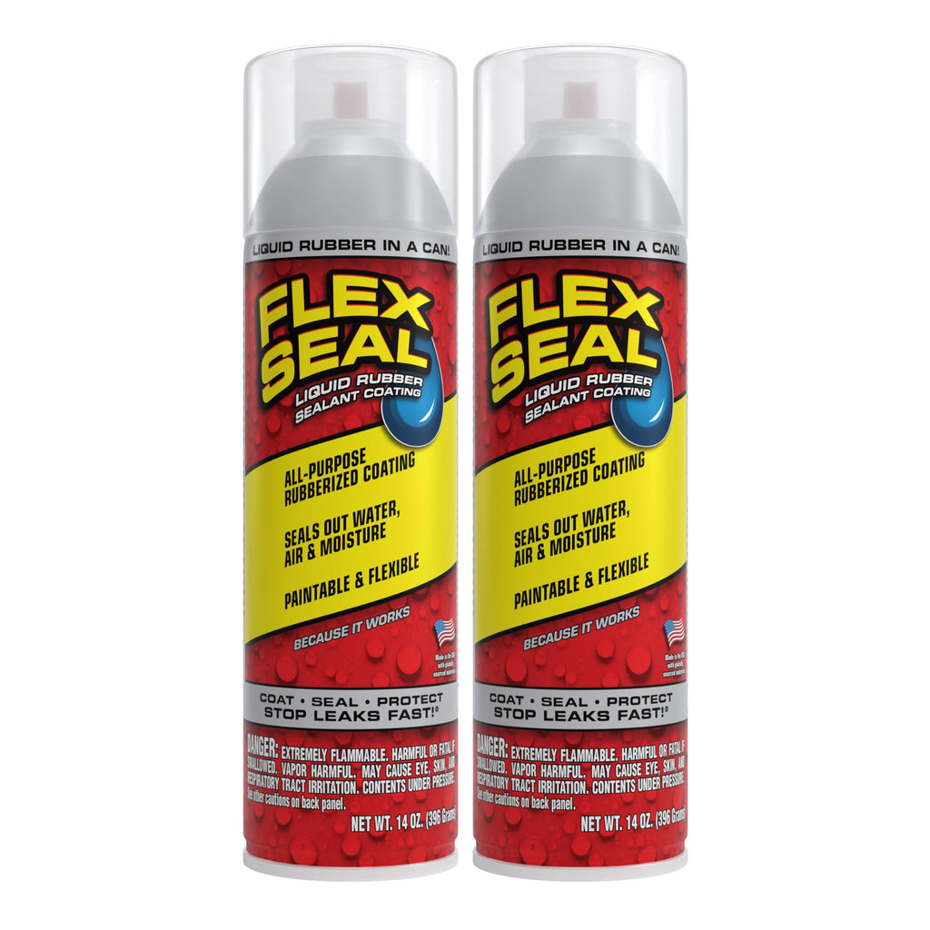 Buy now Flex Seal, 14 oz, Clear, Stop Leaks Instantly, Transparent Waterproof Rubber Spray On Sealant Coating, Perfect for Gutters, Wood, RV, Campers, Roof Repair, Skylights, Windows, and More at indiglob india